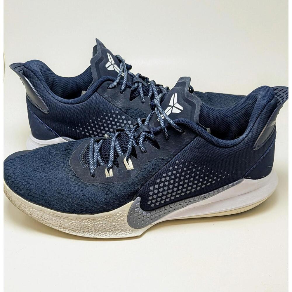 Mens Nike Kobe Mamba Fury Navy Blue Basketball Sneakers Shoes CK6632-400 Size 14